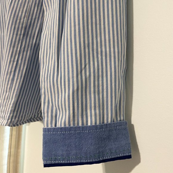 Tommy Hilfiger Cornflower Blue Striped Shirt - Picture 3 of 6
